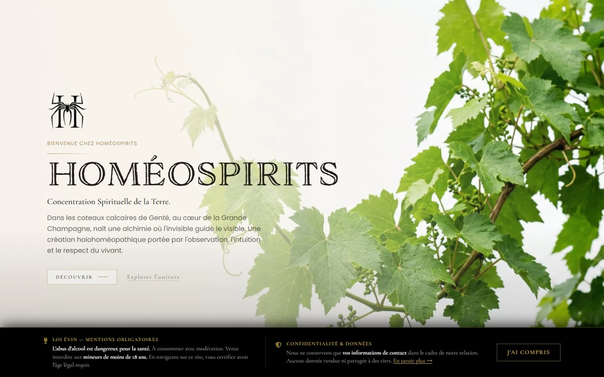 HoméoSpirits — Domaine viticole holohoméopathique