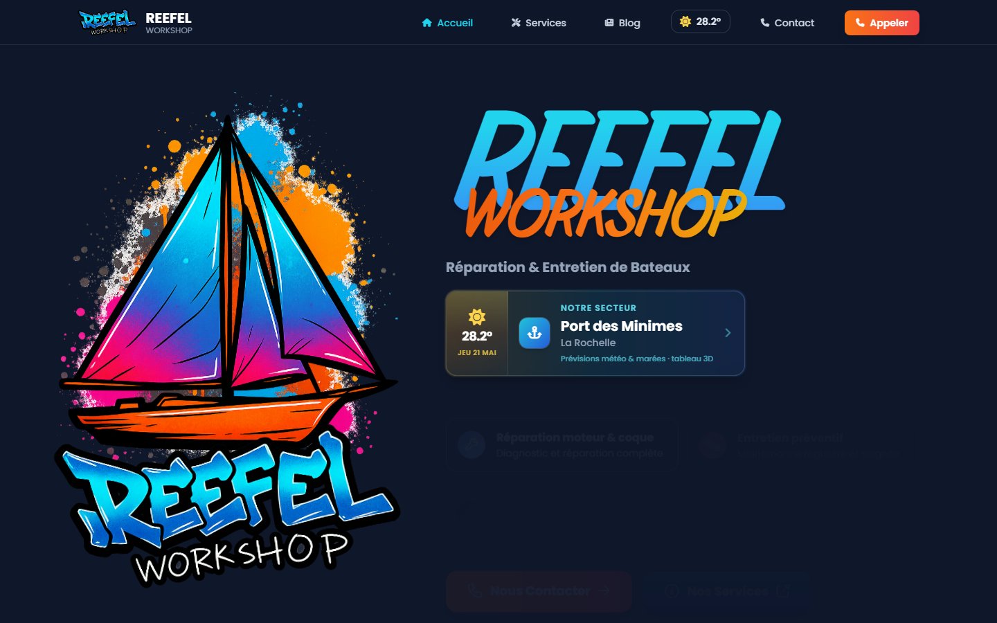 Reefel Workshop — Atelier nautique La Rochelle