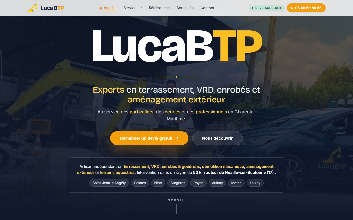 LucaBTP — Luca Travaux Publics