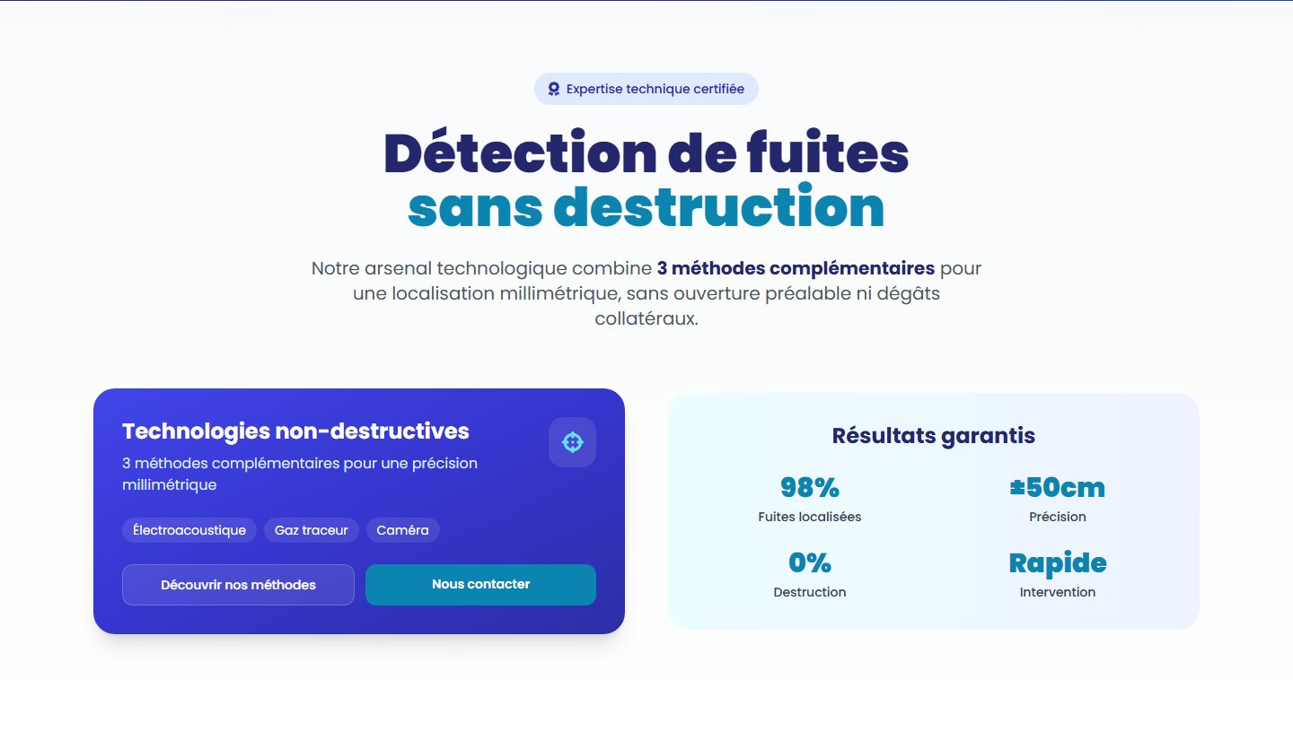 Détection de fuites — les trois technologies non-destructives et les résultats chiffrés