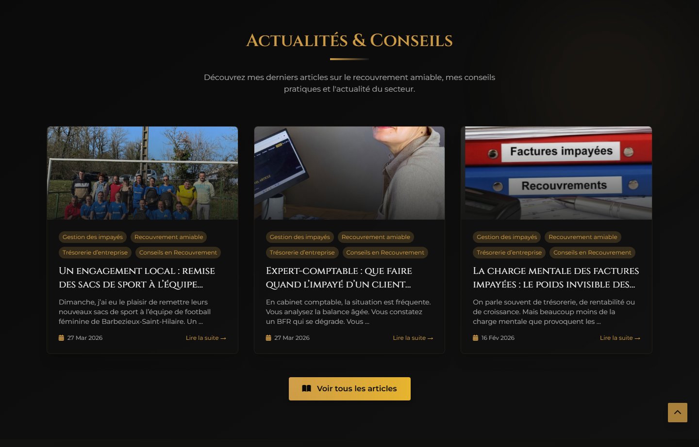Blog conseils — articles publiés en autonomie depuis le back-office éditorial
