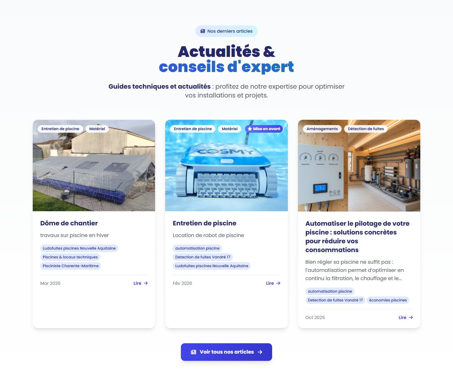 Blog conseils — articles publiés en autonomie depuis le back-office